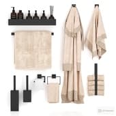 Bathroom set 5/ Декоративный набор для санузла 5