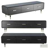 Homary Modern 63 Inch Black