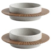 ROUND PLANTER BENCH 275