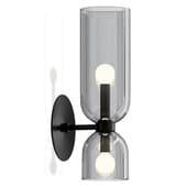 Edie Sconce Blackened Brass