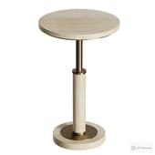 Miles Travertine Accent Table