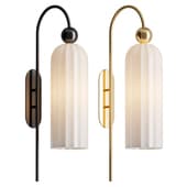 Alvyen Nordic Vertical Glass Wall Light