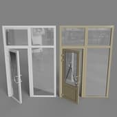Aluminum entrance door 1