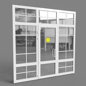 Plastic stained glass, window, door2