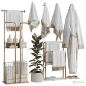 Bathroom set 26/ Декоративный набор для санузла