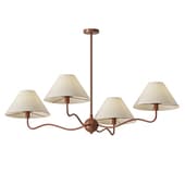 Red Madelyn Chandelier Light