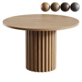 Modern Wooden Round Dining Table