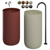 Freestanding Clay Basins FB I | Studio LOHO
