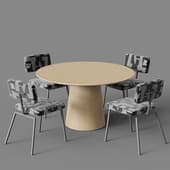 Столовая группа VOLAN VENEER+KRAB от MANO FACTORY