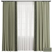 Curtains 178/ Шторы с анималистичным кантом Zebra Print
