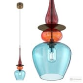 Aura Stack glass pendant
