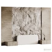 Headboard wood  3d wall panel 16