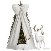 Christmas tree and deer