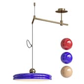 Adjustable Arm Flat Pendant Lamp