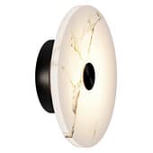 Nordic Alabaster Marble Eclipse Wall Light