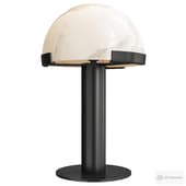 Black white dome table lamp liang and eimil holmes