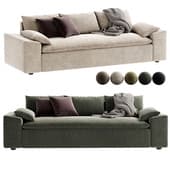Algora White Performance Fabric Sleeper Sofa