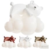 Cloud Wall Lamp for Children's Room || Настенный светильник XIUAN Кролик Белое