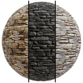 FB354 stone Facade coverings, Lokon | 3MAT | PBR | Seamless
