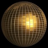 Golden glass mosaik