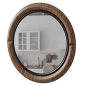 Damla And Bronz Mirror by Medusa Home