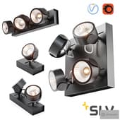 светильники SLV Kalu Led Black набор 1.
