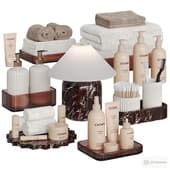 Bathroom set 27/ Декоративный набор для санузла