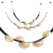 Alex Modern Dew Drops Alabaster Chandelier