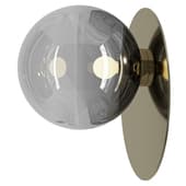 Bomma Umbra Crystal Stainless Steel LED Wall lamp
